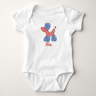 Body Para Bebê Cachorro Patriota