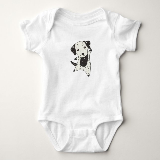 Body Para Bebê Cachorros Dalmacianos De Retriões Cachorros Para C (Frente)