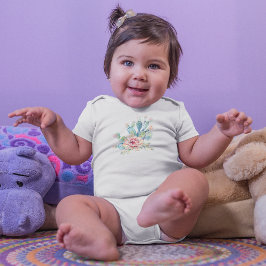Body Para Bebê Cactos Exóticos De Desenhar De Maneira De Aquarela