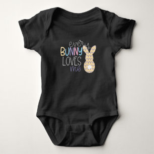 Body Para Bebê Cada Coelhinho Me Ama, Páscoa Divertida