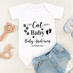 Body Para Bebê Cada Gato Precisa De Um Anúncio De Gravidez