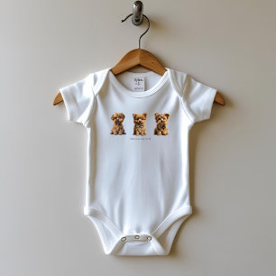 Body Para Bebê Cães Pequenos E Bonitos