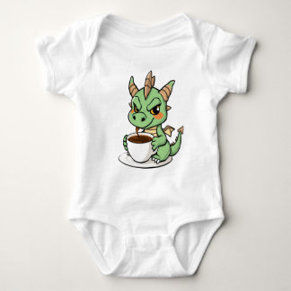 Body Para Bebê Café, Caos e Dracenpower