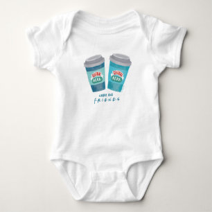 Body Para Bebê Café e AMIGOS™