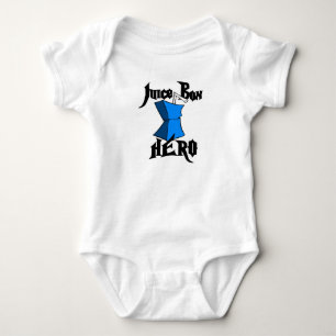 Body Para Bebê Caixa de Suco Hero Baby Creeper Americano Tinta Pe