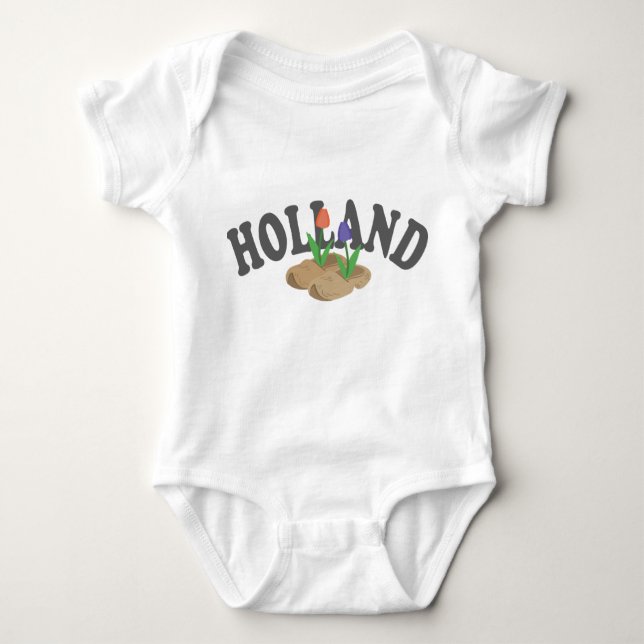 Body Para Bebê Calçados da Holanda (Frente)