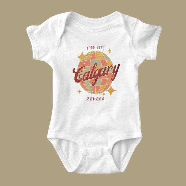 Body Para Bebê Calgary City Canada Presente para recém-nascidos (Criador carregado)