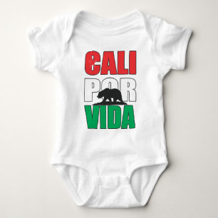 Body Para Bebê Cali Por Vida! (Califórnia para a vida!)