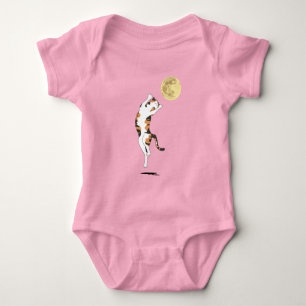 Body Para Bebê Calico Cat Moon Dancing