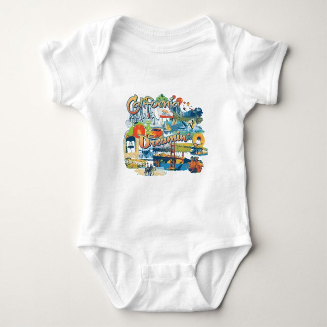 Body Para Bebê Califórnia (Frente)