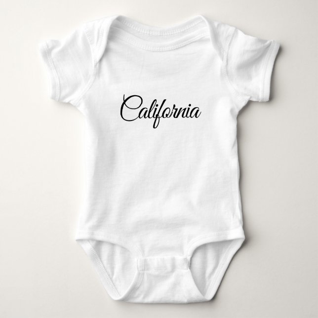 Body Para Bebê Califórnia (Frente)