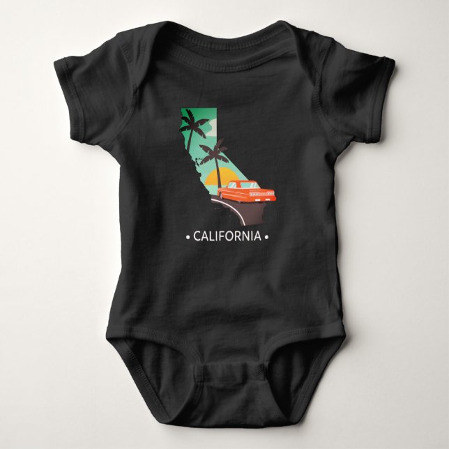 Body Para Bebê California Baby Bodydress (Frente)