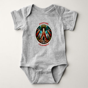 Body Para Bebê Califórnia Sequoias