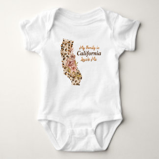 Body Para Bebê California Themed Baby Clothes, Estado da Califórn