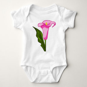 Body Para Bebê Calla Lily Flower