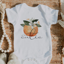 Body Para Bebê CALLIOPE Pequeno Cutil Clementine Orange Baby