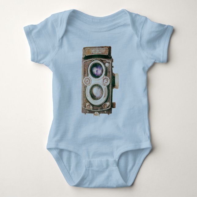 Body Para Bebê Câmara Vintage (Frente)