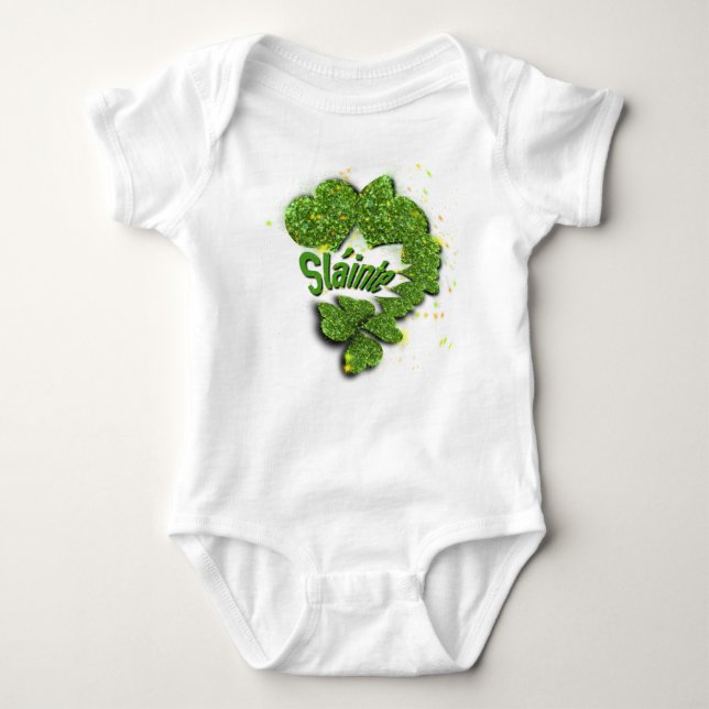 Body Para Bebê Camarões verdes | espumantes ShainteT-Shirt (Frente)