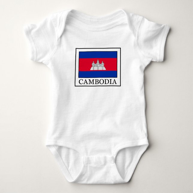Body Para Bebê Camboja (Frente)