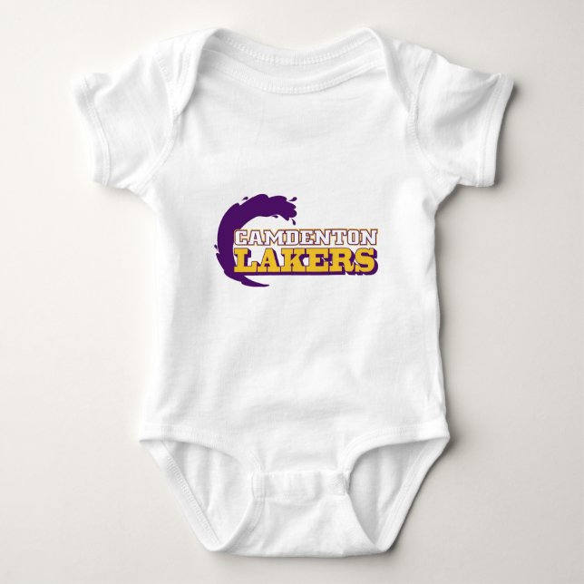 Body Para Bebê Camdenton Lakers (conferência de Ozark) (Frente)