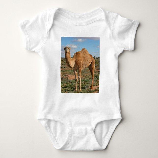 Body Para Bebê Camel (Frente)