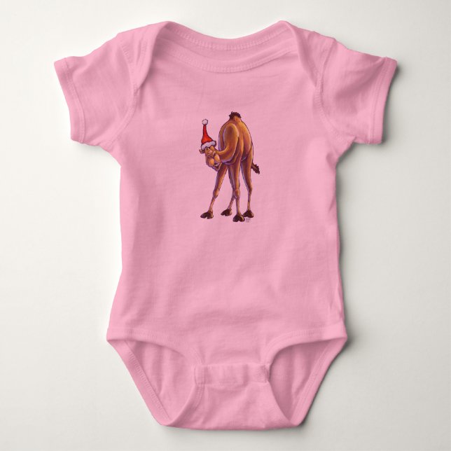 Body Para Bebê Camel Christmas (Frente)