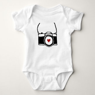 Body Para Bebê Câmera com o Bodysuit do bebê do fotógrafo da