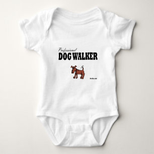 Body Para Bebê Caminhante profissional do cão