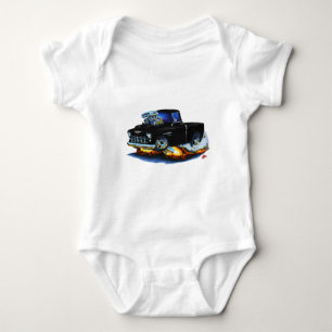 Body Para Bebê Caminhão 1955 do preto do recolhimento de Chevy