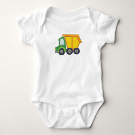 Body Para Bebê Caminhão Basculante Personalizável Fofo