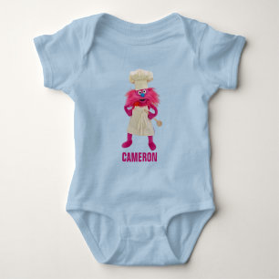 Body Para Bebê Caminhão de Comida Monstro de Cookie Gonger Posi
