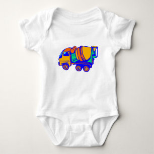 BODY PARA BEBÊ CAMINHÃO INFANTIL DO CIMENTO DO CREEPER
