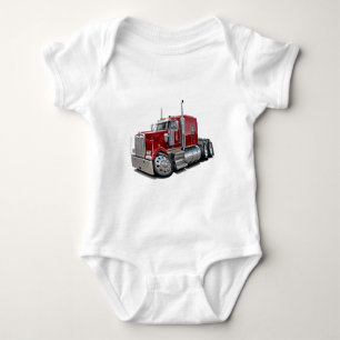 Body Para Bebê Caminhão marrom de Kenworth w900