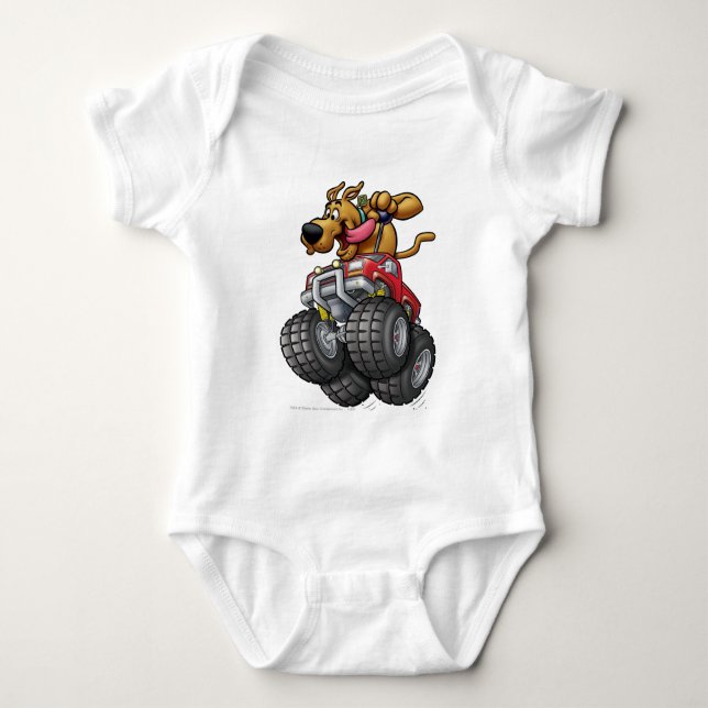 Body Para Bebê Caminhão Scooby Doo-Monster (Frente)