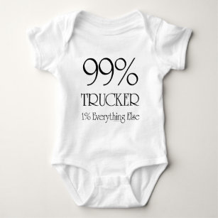 Body Para Bebê Camionista de 99%