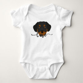 Body Para Bebê Camisa-Cachorro Fita-Cachorro