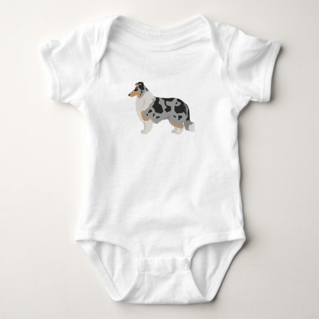 Body Para Bebê Camisa-Cachorro Fita-Cachorro (Frente)