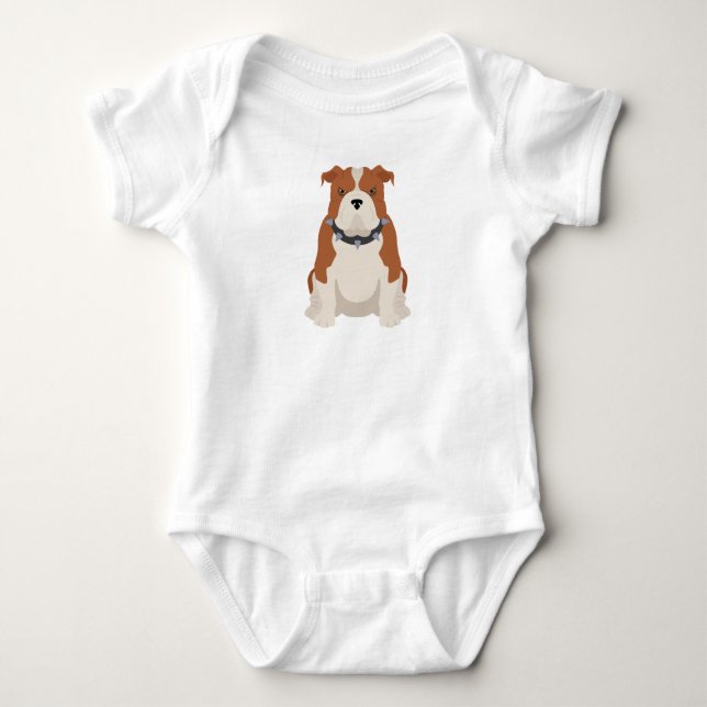 Body Para Bebê Camisa-Cachorro Fita-Cachorro (Frente)