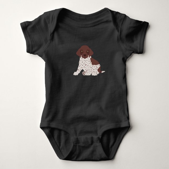 Body Para Bebê Camisa-Cachorro Fita-Cachorro (Frente)
