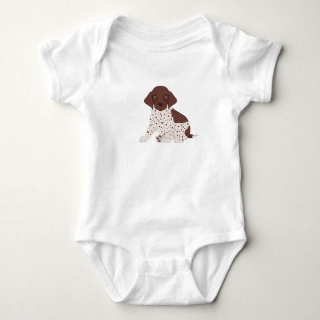 Body Para Bebê Camisa-Cachorro Fita-Cachorro (Frente)
