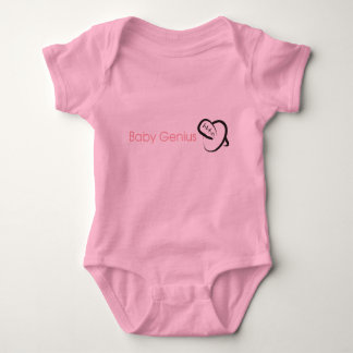 Body Para Bebê Camisa-T do Baby Genius (F) (mais estilos...)