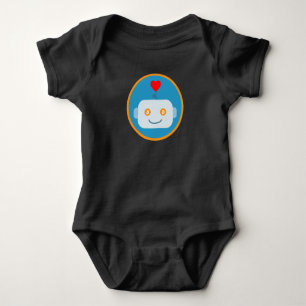 Body Para Bebê Camisa-T Robôs Bitmoney