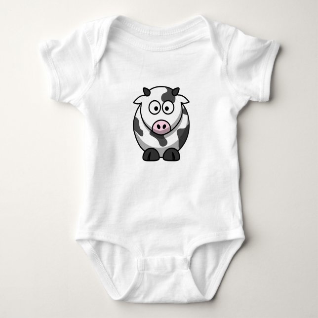 Body Para Bebê Camisa-Vaca-Cura (Frente)