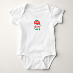 Body Para Bebê Camisas, Papais noeis de bebês, é uma história eng