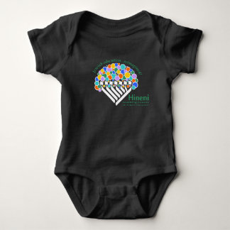 Body Para Bebê Camisola de Bebê Hineni Learning Center - Preto