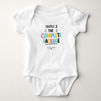 Body Para Bebê Camisola de bebé Triple 3 O Pacote Completo