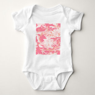 Body Para Bebê Camo rosa - Girly Camo