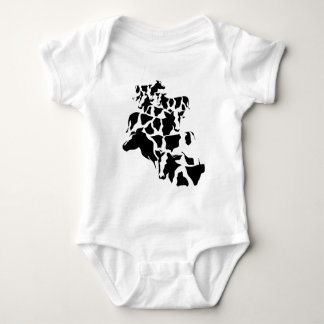 Body Para Bebê Camouflage cattle