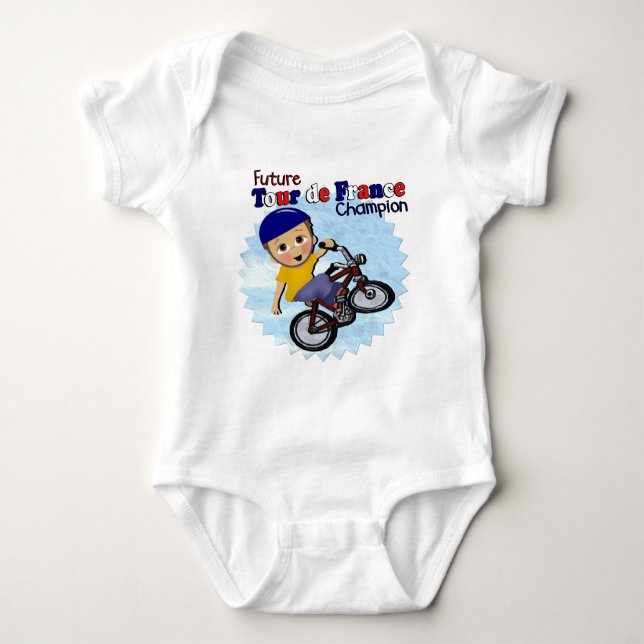 Body Para Bebê Campeão futuro de Tour de France (Frente)