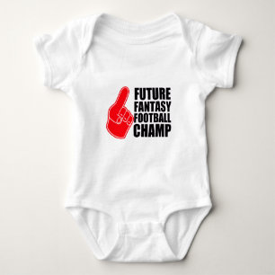 Body Para Bebê Campeão futuro do futebol da fantasia